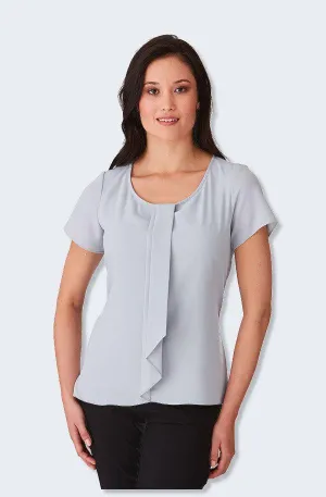 2285 City Collection Cascade Centre Pleat Top