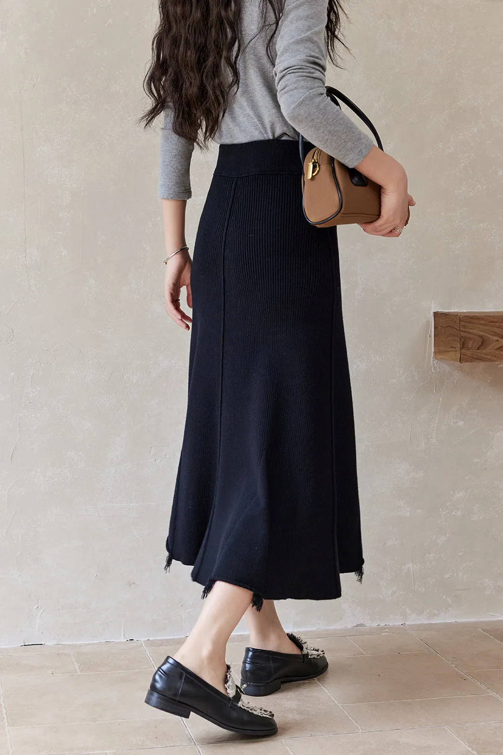 A Line Maxi Skirt for Women