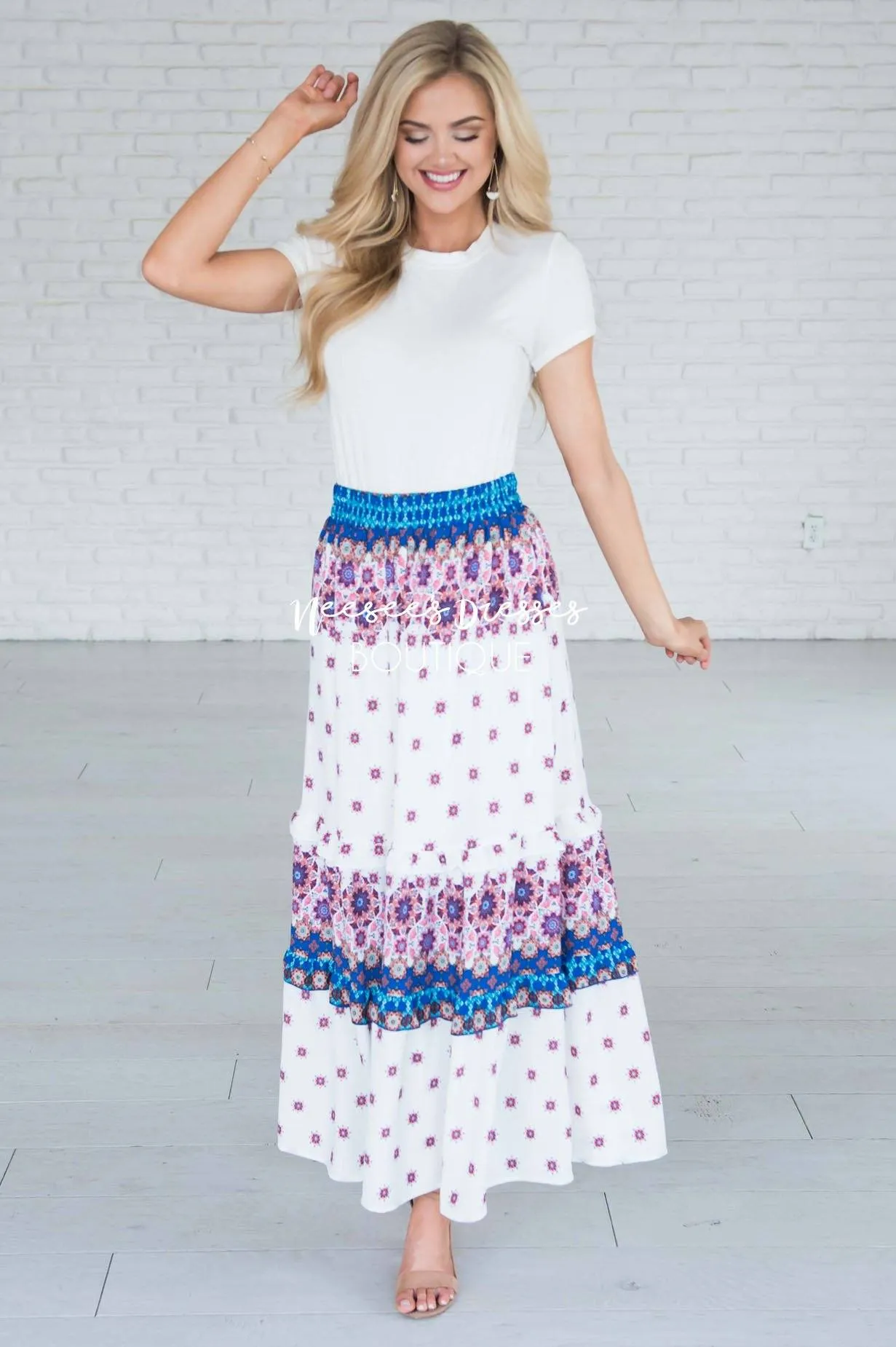 A Reason To Dance Tiered Maxi Skirt