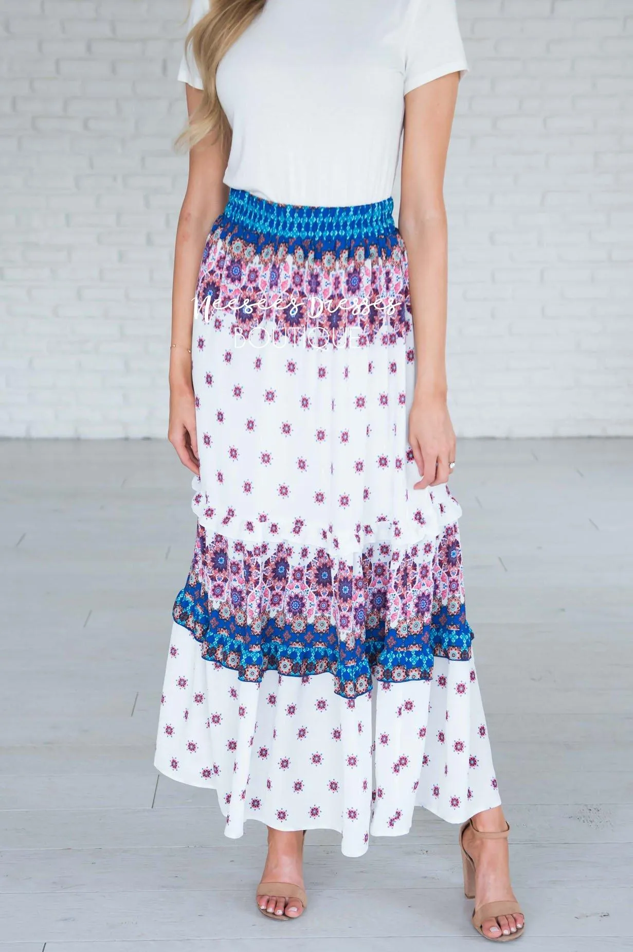 A Reason To Dance Tiered Maxi Skirt