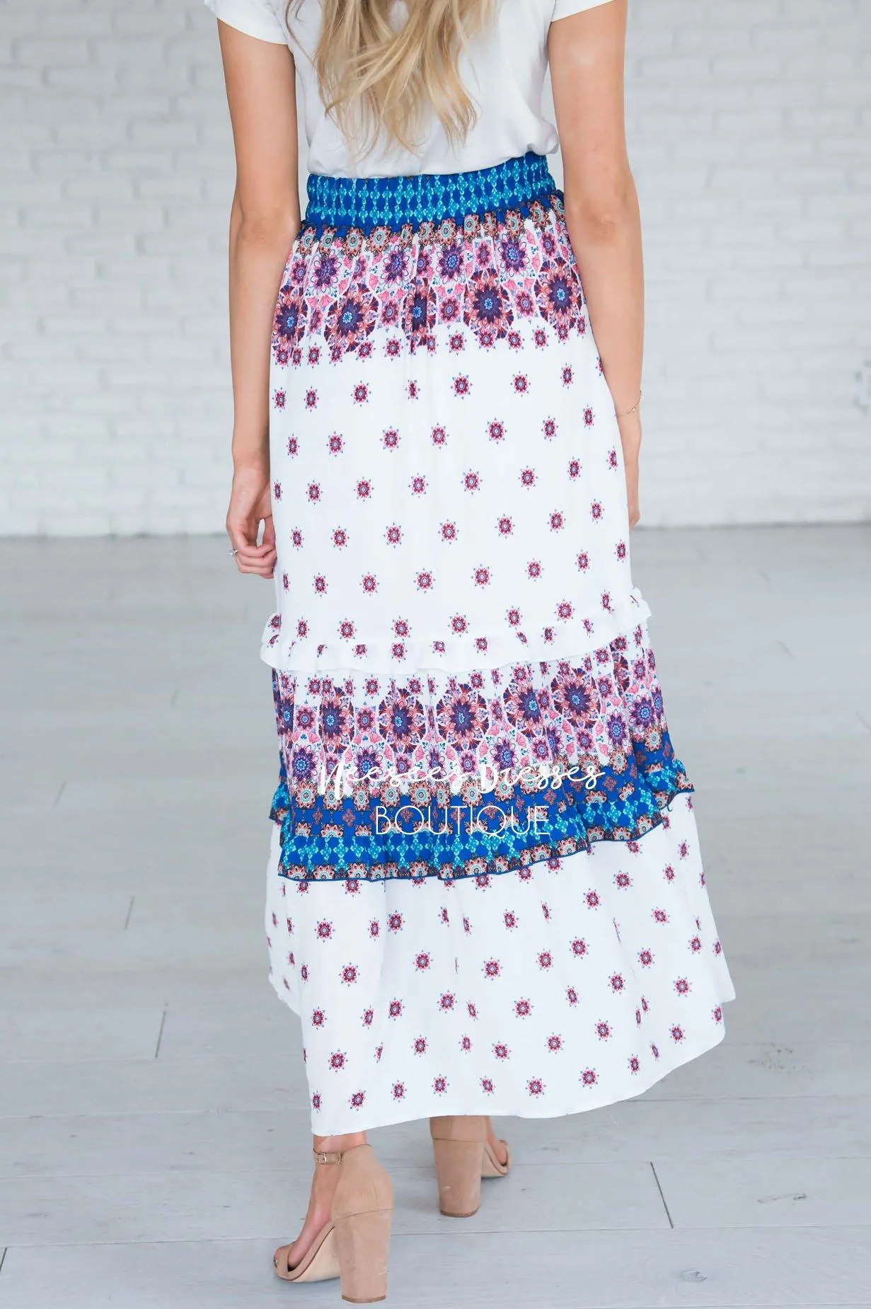 A Reason To Dance Tiered Maxi Skirt