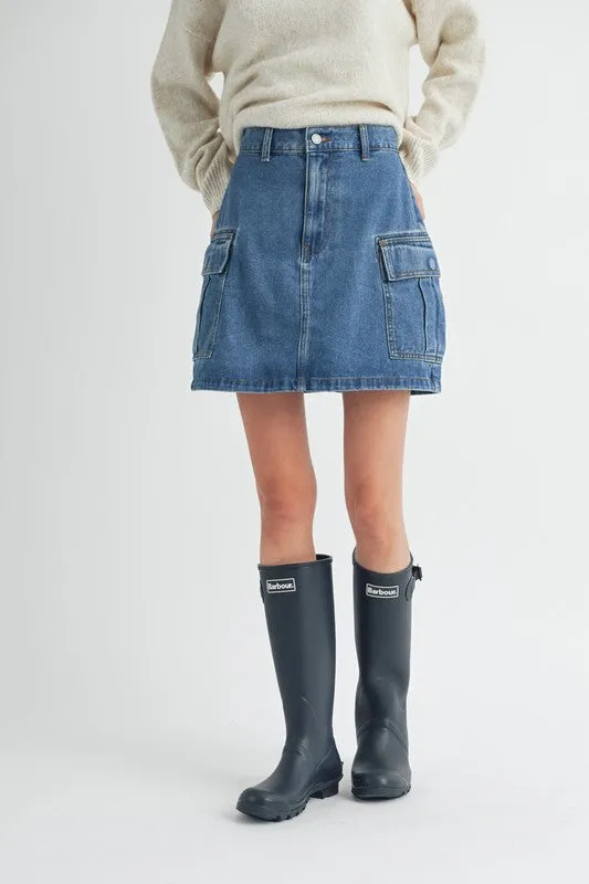 Austin Denim Skirt