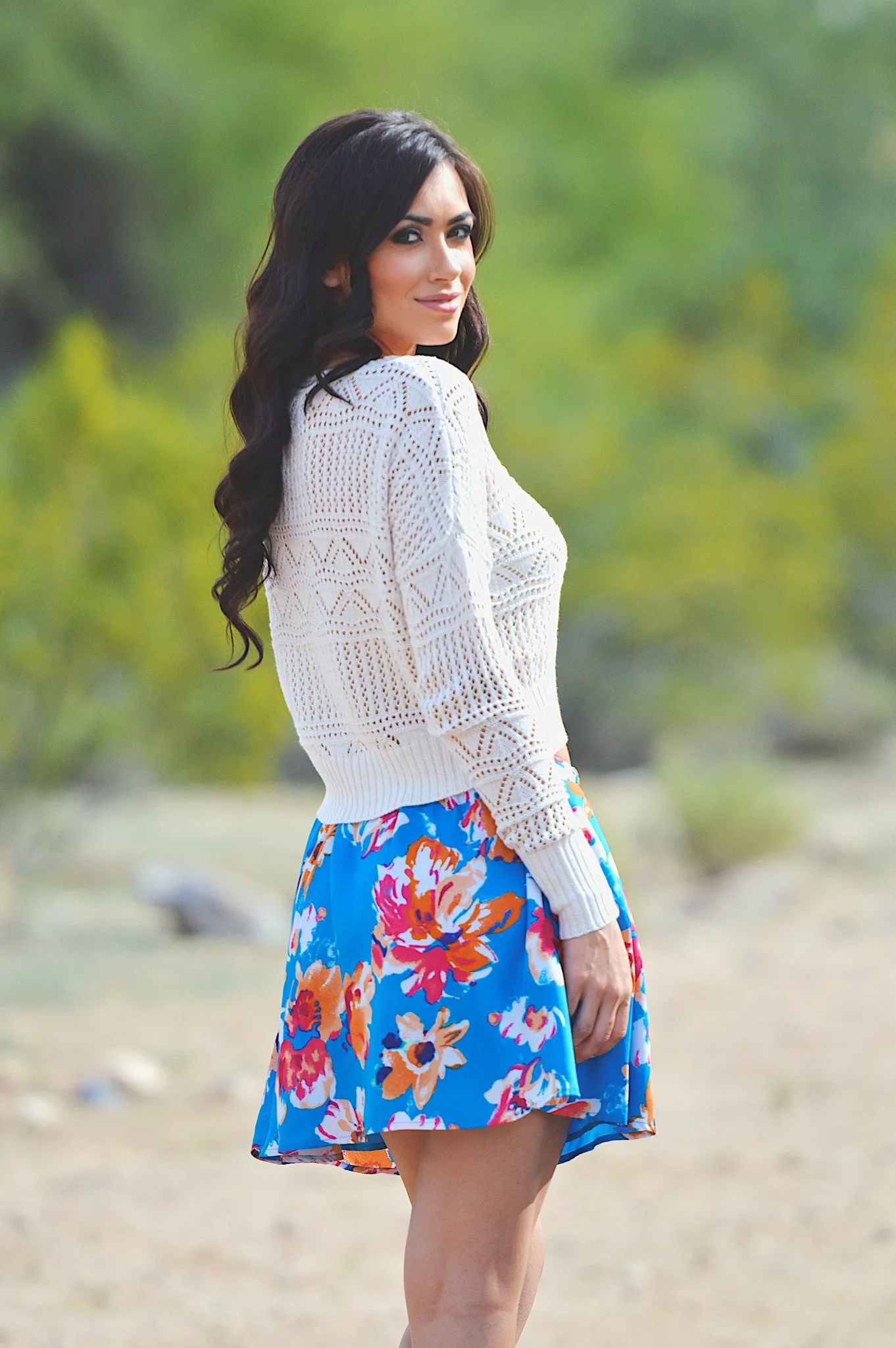 BB Dakota Brisa Camisha Skirt - Blue