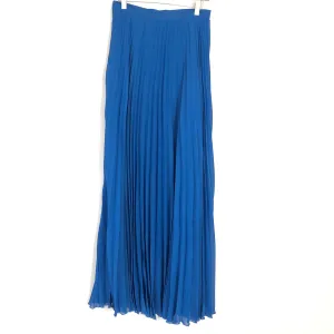 Bebe Blue Pleated Maxi Skirt- Size S