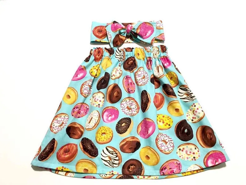 Black Donut Girl’s Skirt