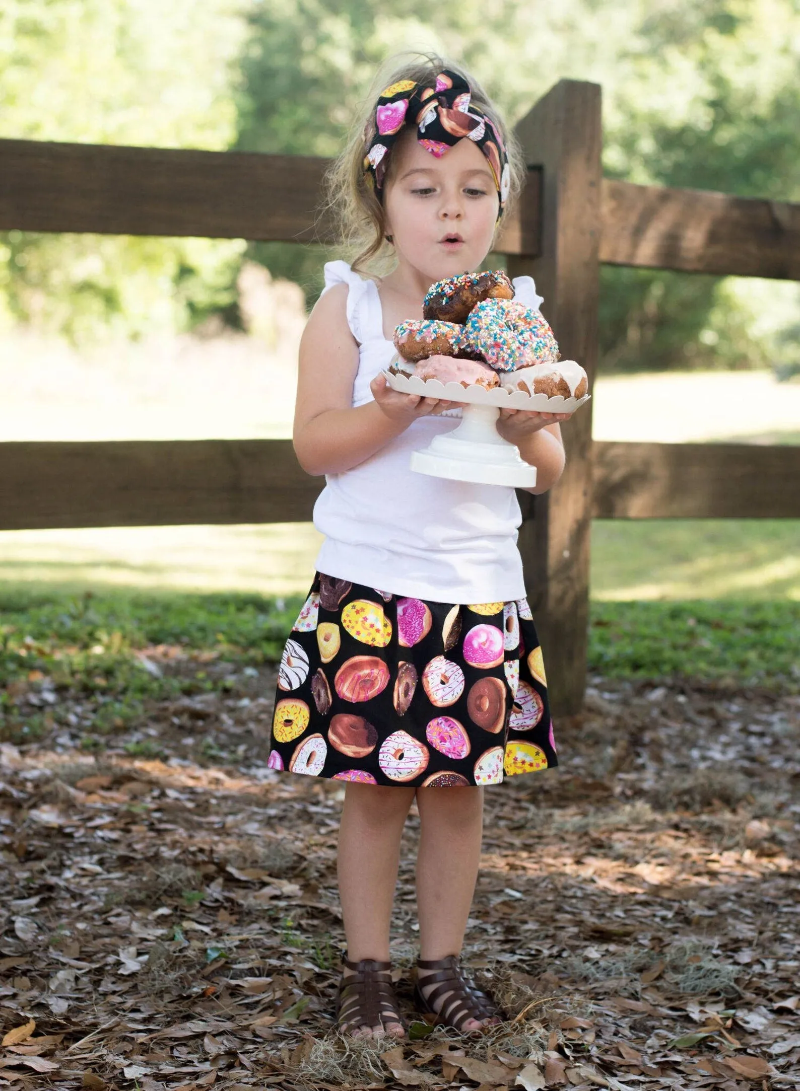 Black Donut Girl’s Skirt