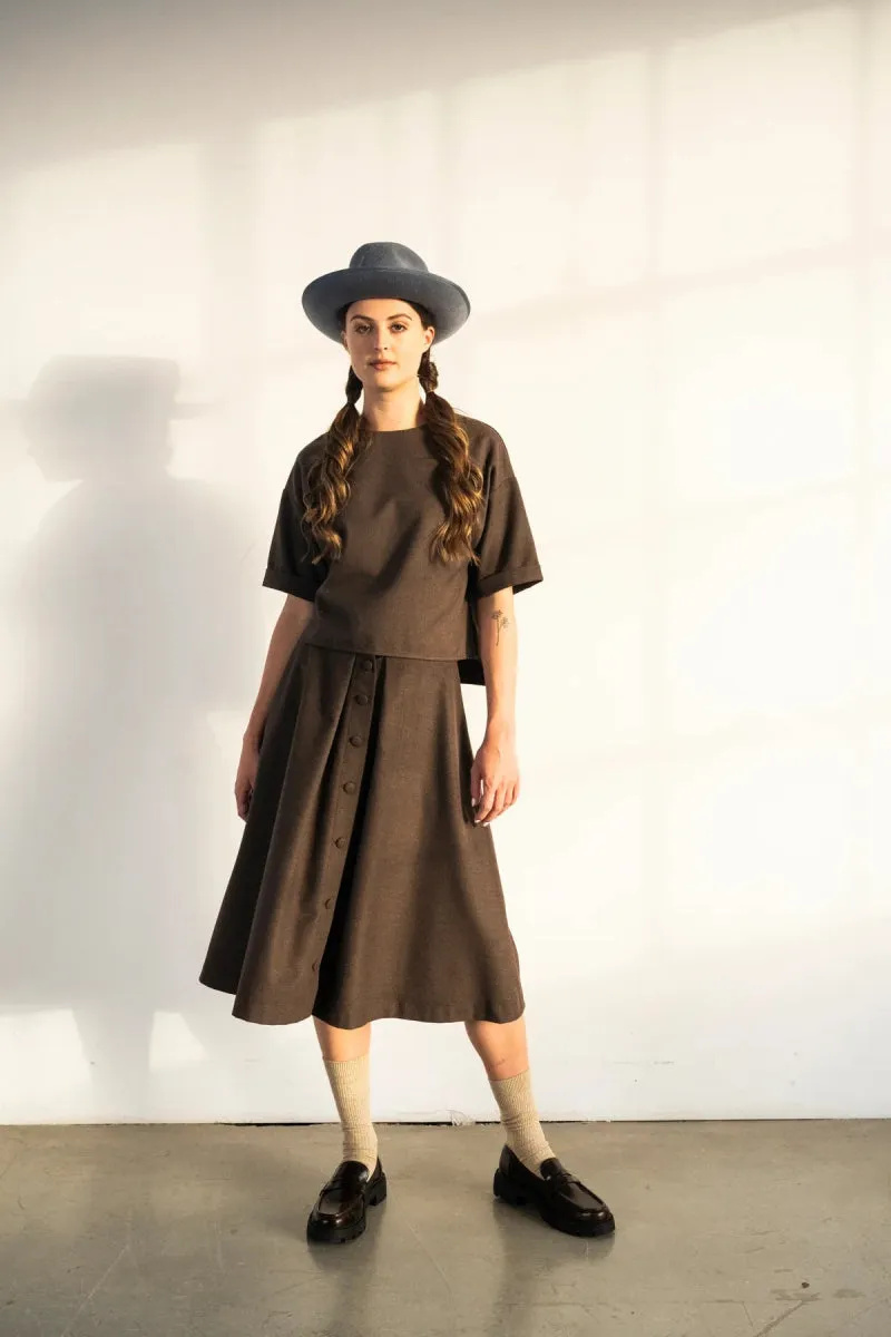 Bodybag Shannon Skirt (Brown or Charcoal)