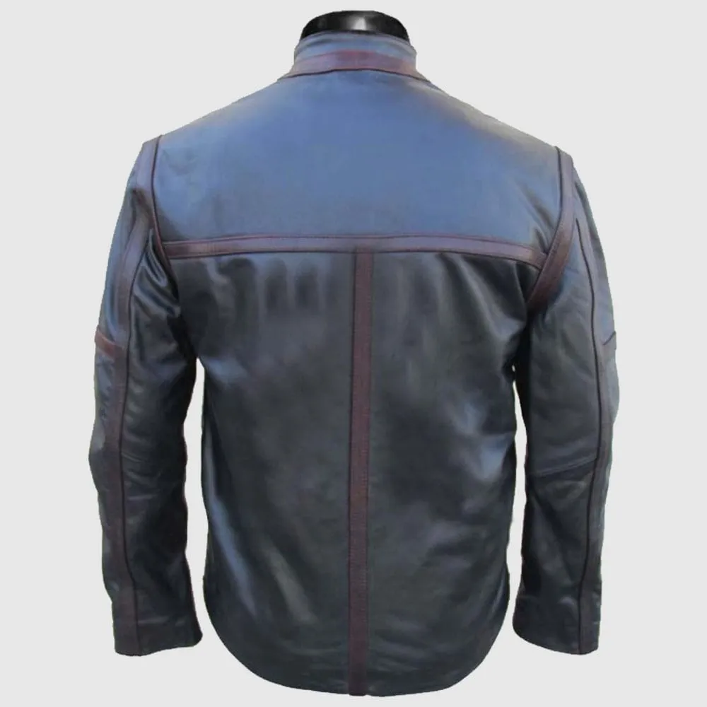 Bucky Barnes Sebastian Stan Leather Jacket