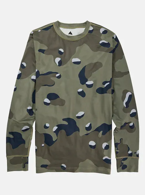 Burton Men's Midweight Crew Forest Moss Cookie Camo