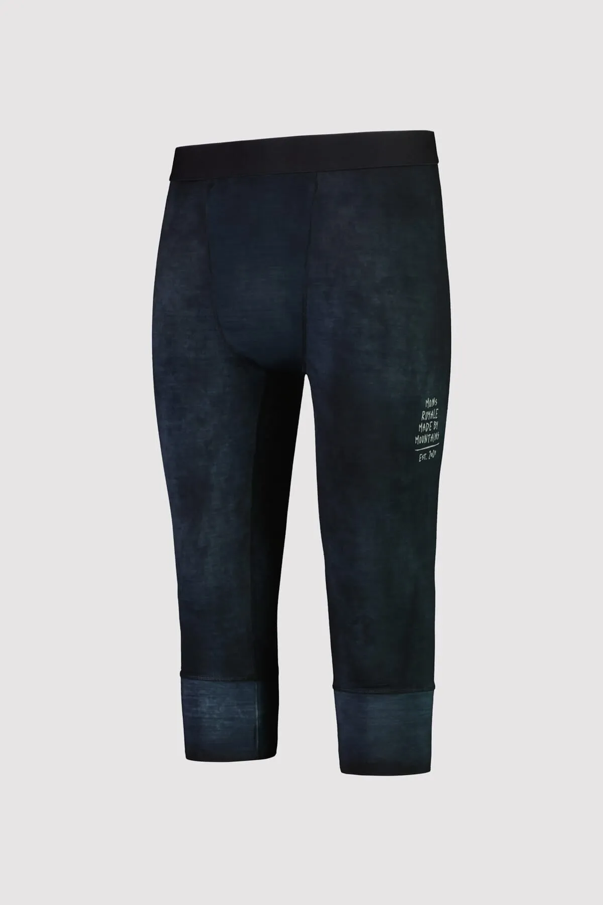 Cascade Merino Base Layer 3/4 Legging - Storm Wash