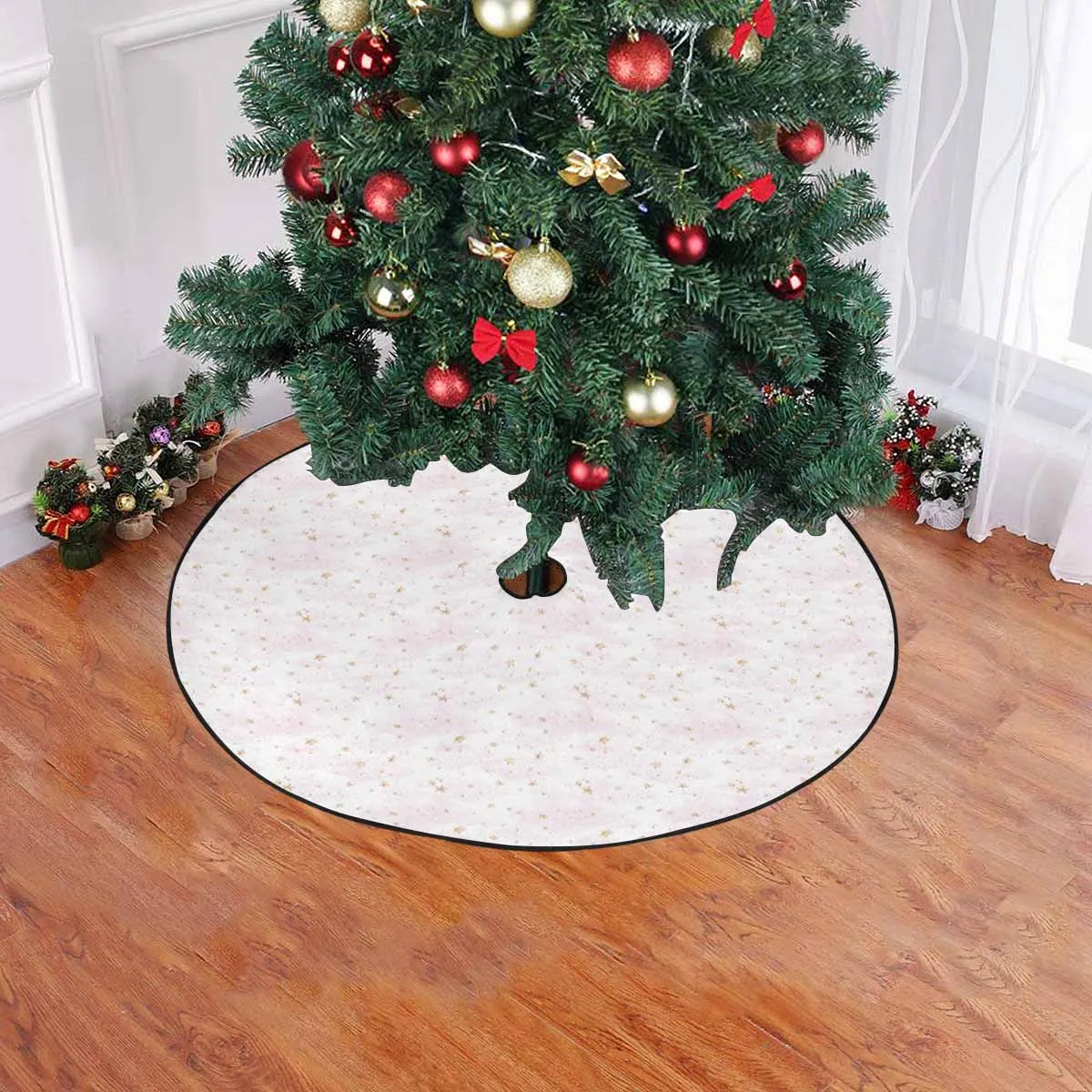 Cloud Stars  Christmas Tree Skirt