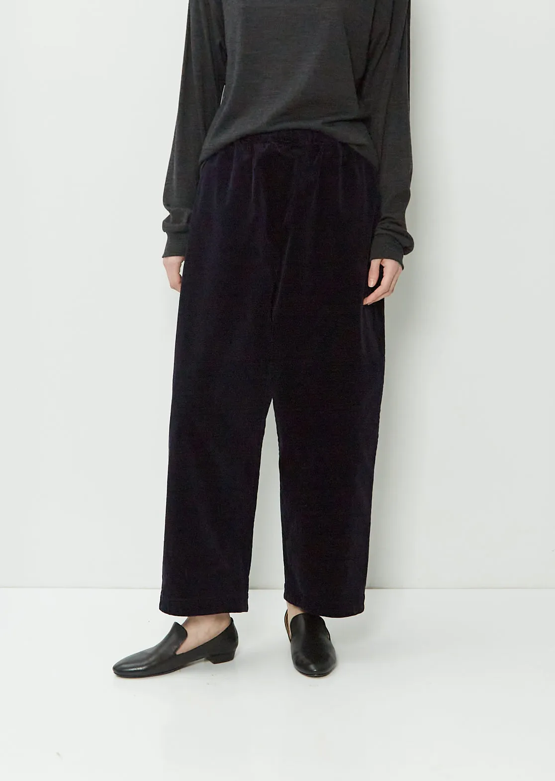 Corduroy Pants — Navy