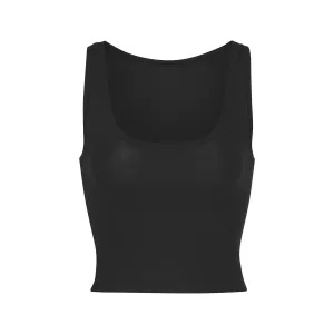 COTTON JERSEY TANK | SOOT