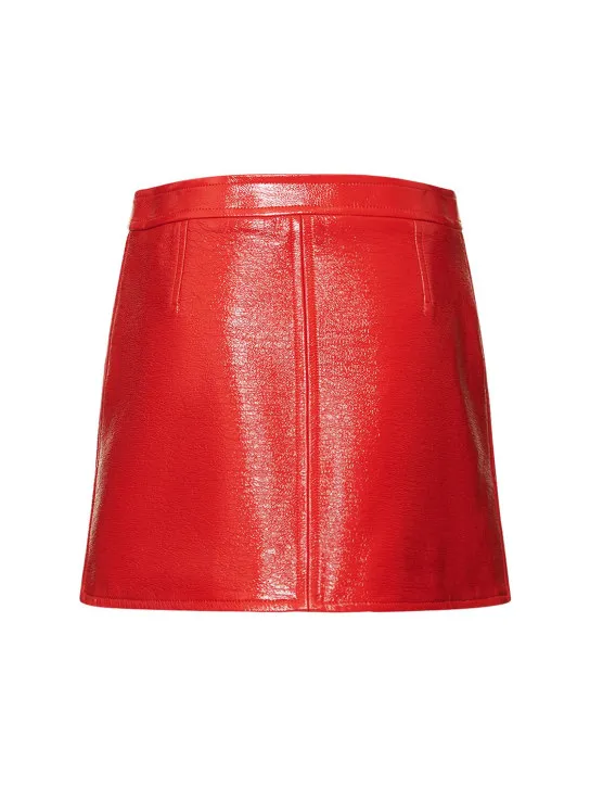 Courreges   Vinyl mini skirt 