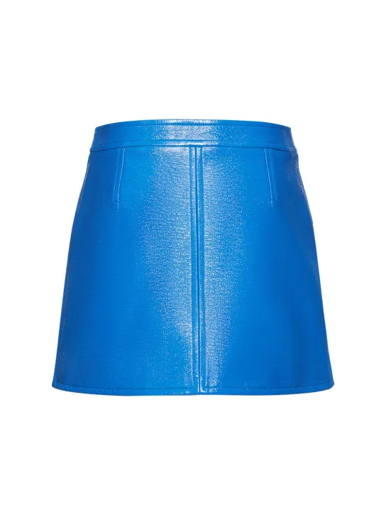 Courreges   Vinyl mini skirt 