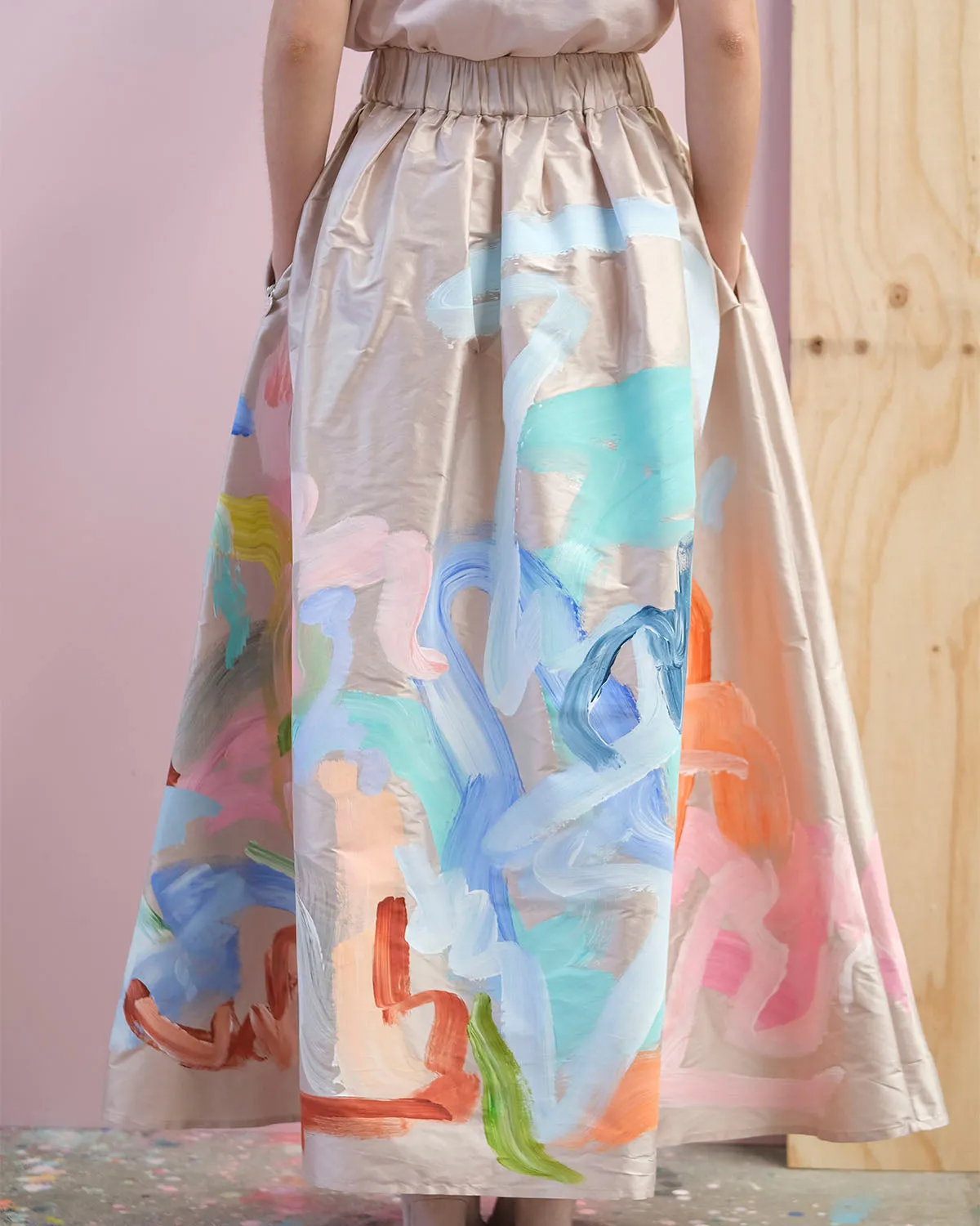 Day Dreamer | Silk Skirt Size 8