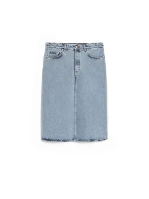 Denim Midi Skirt