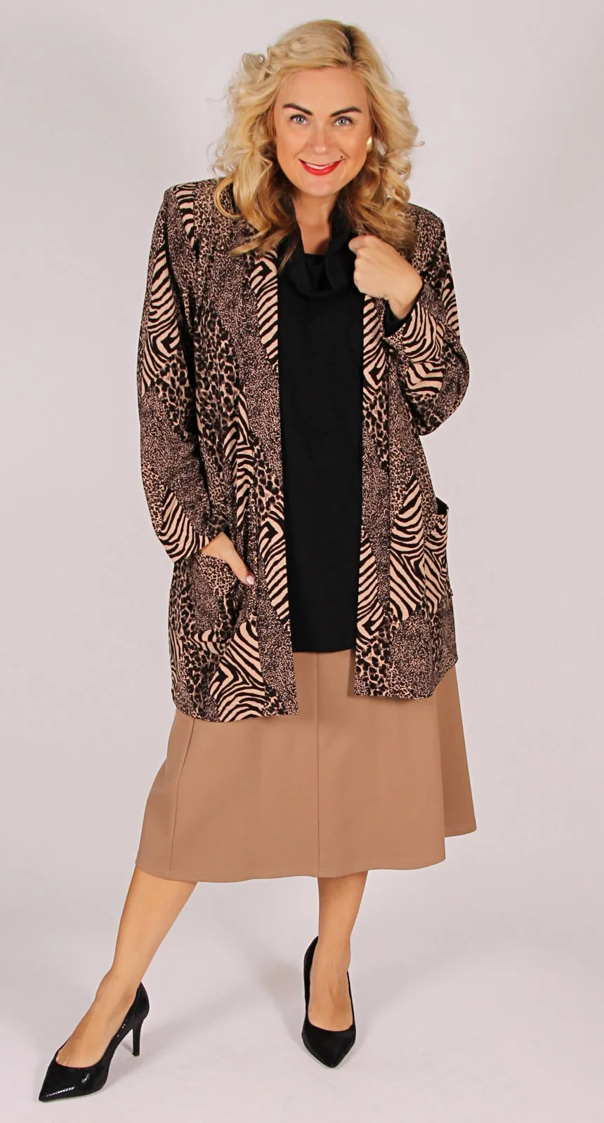 Derby Ponti Six Gore Skirt Caramel