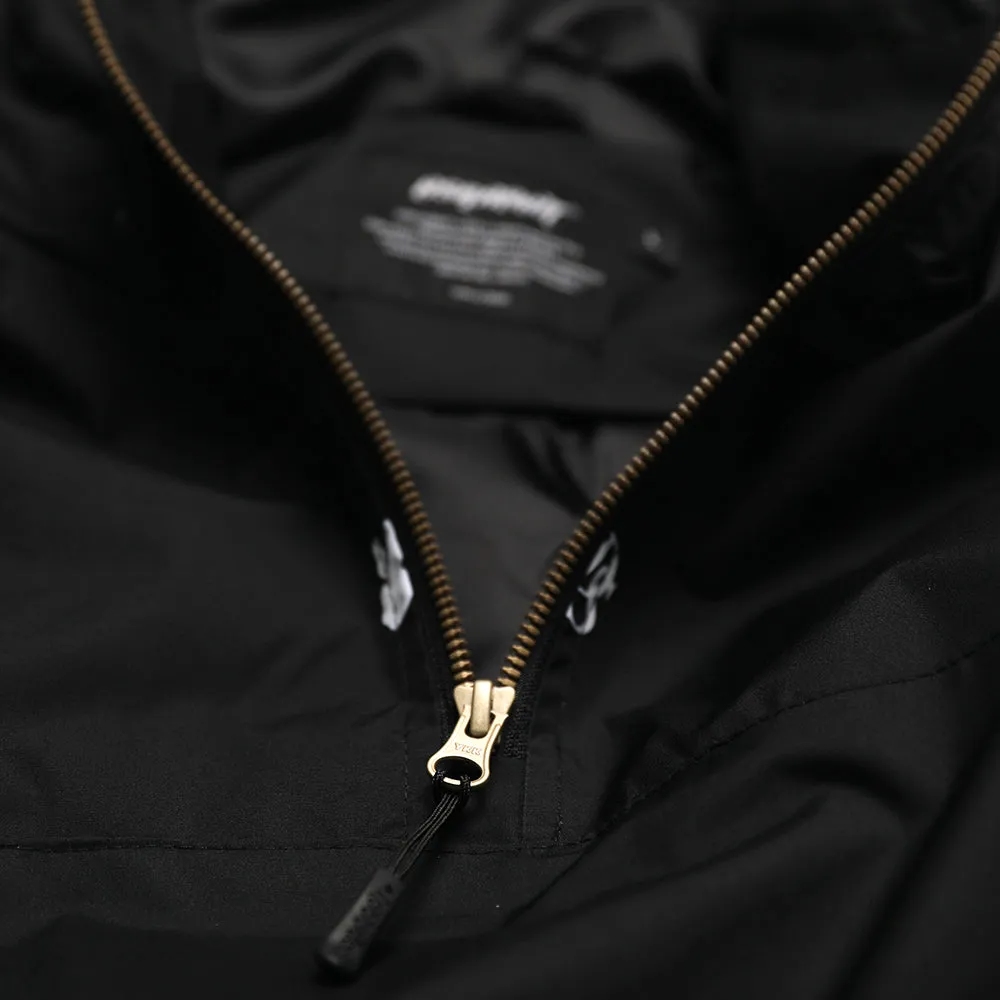 DSXBR HOODED ANORAK JACKET BLACK