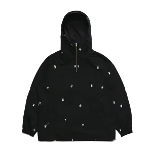 DSXBR HOODED ANORAK JACKET BLACK