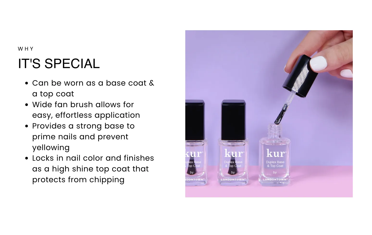 Duplex Base & Top Coat | Nail Care - Clean Beauty