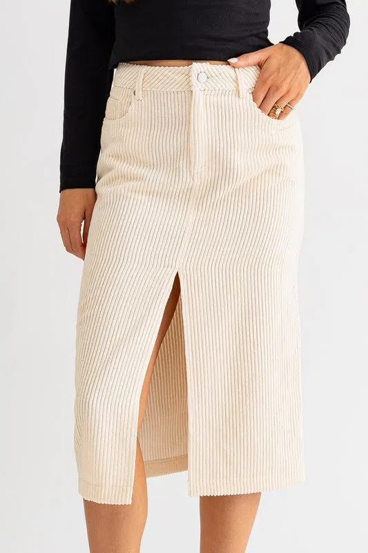 Dylan Corduroy Skirt