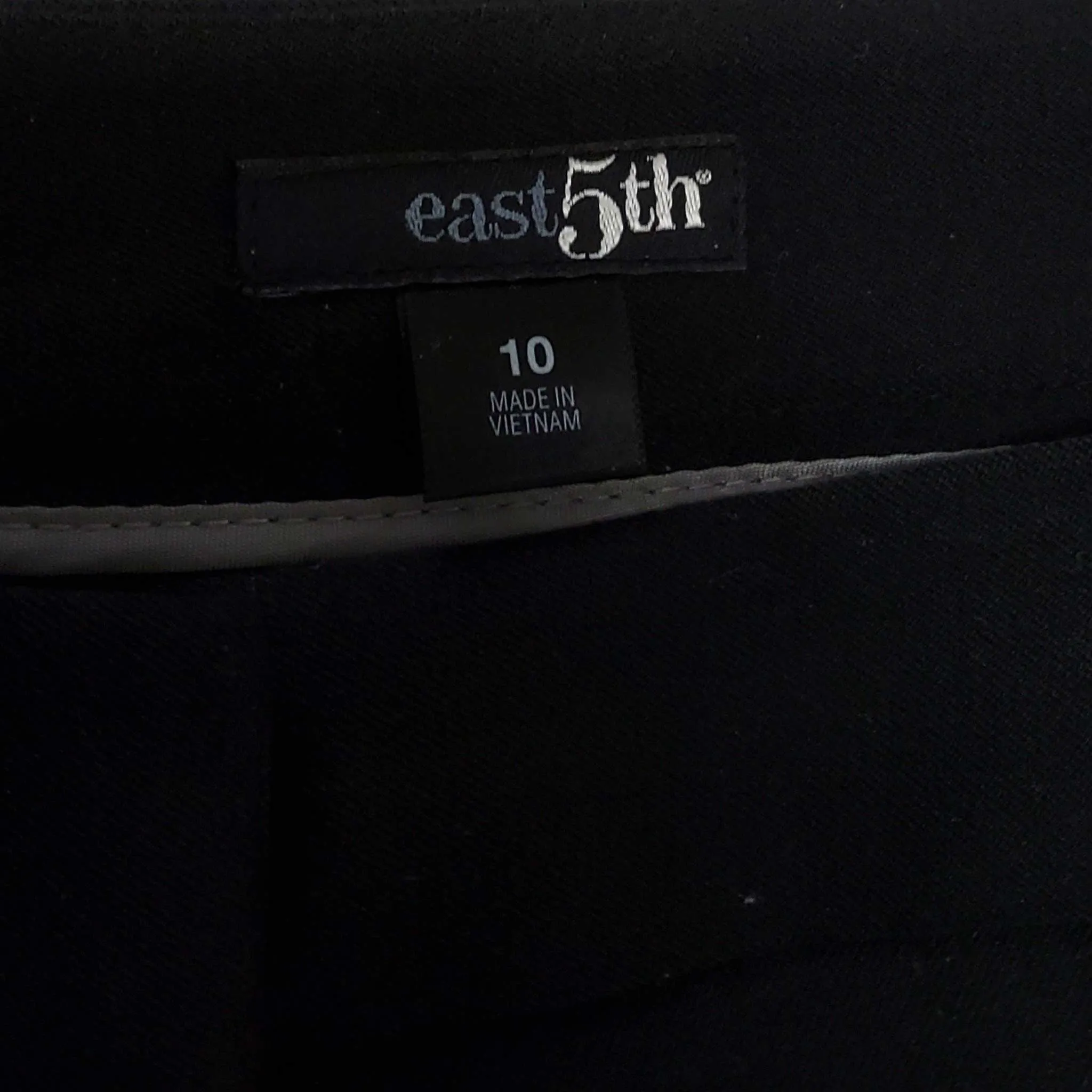 East 5th Black Straight Skirt, Women's Size 10