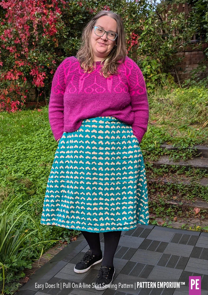 Easy Does It Pull-On A-line Skirt Sewing Pattern