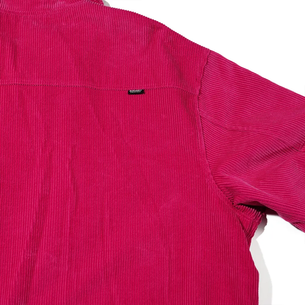 FC COLLAR NECK JACKET CORDUROY PINK