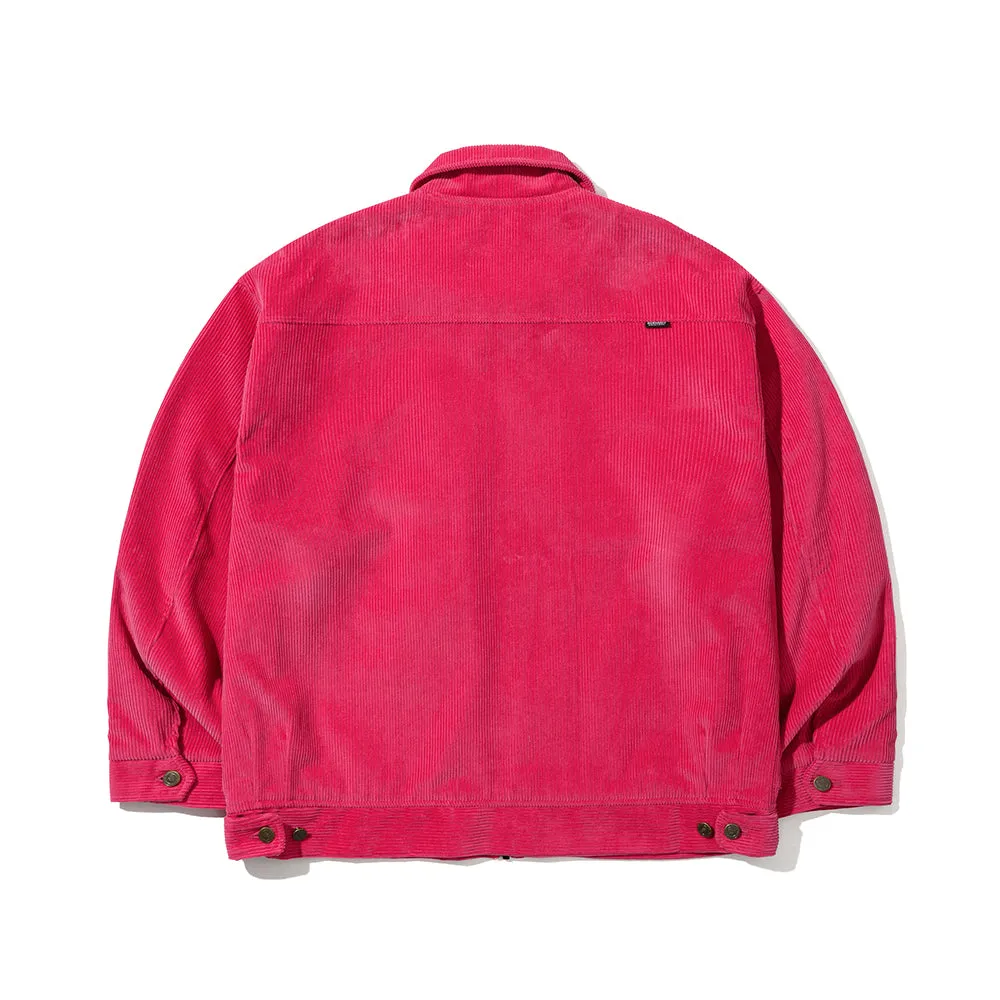 FC COLLAR NECK JACKET CORDUROY PINK