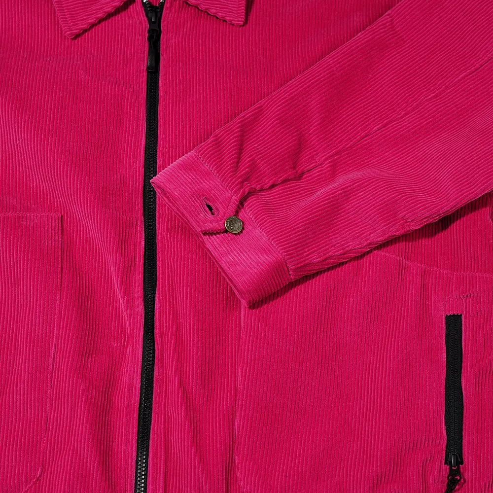 FC COLLAR NECK JACKET CORDUROY PINK