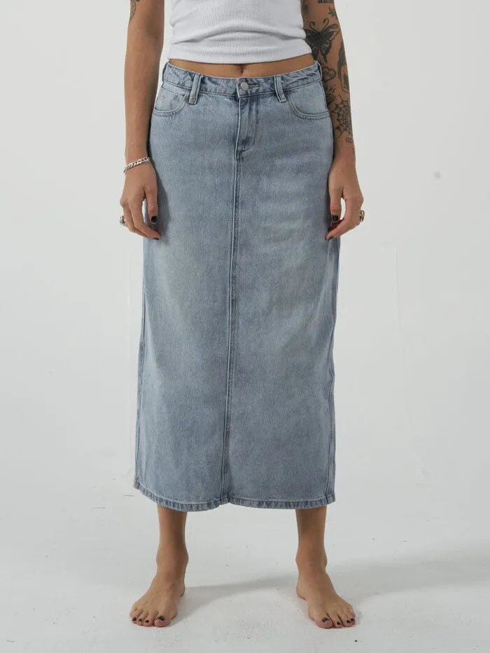 Frankie Skirt - Ash Blue