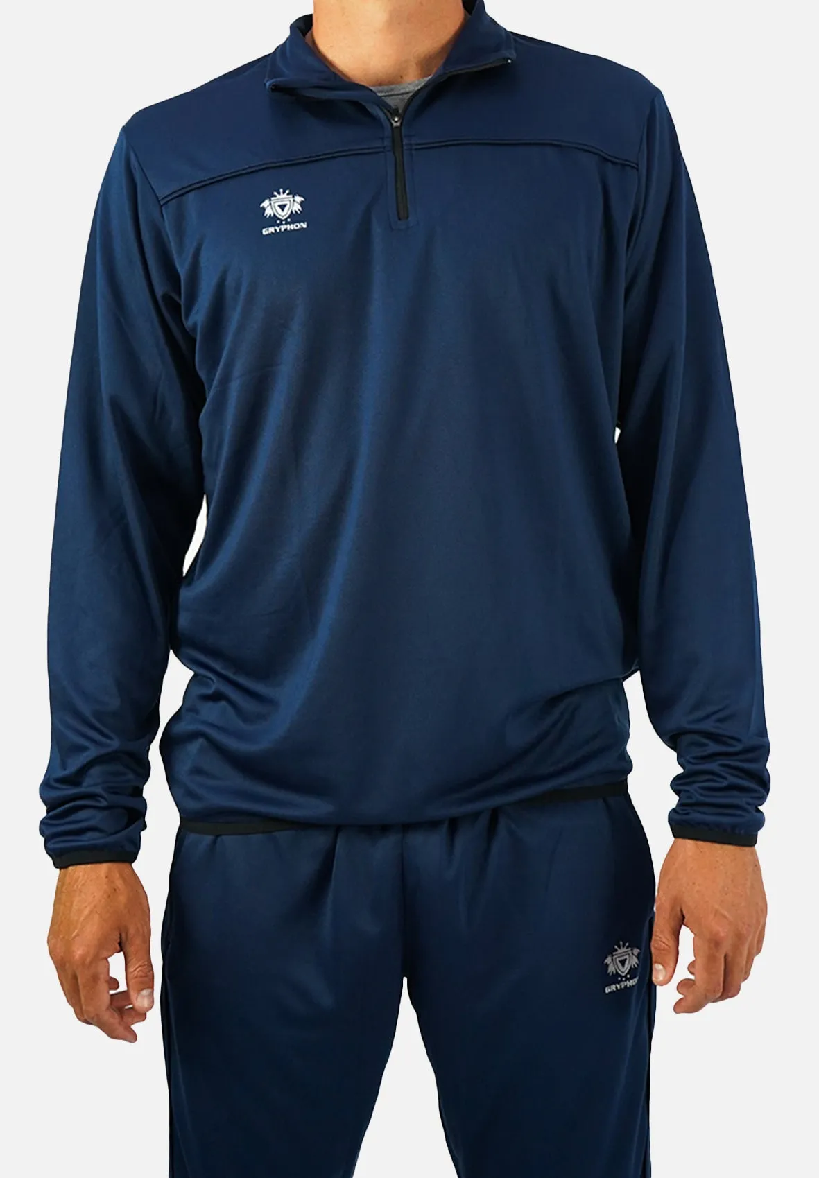 GRYPHON Mens Mid Layer Top Navy