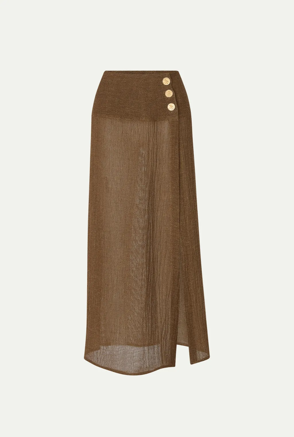 HAIFA linen skirt ( solid color version)