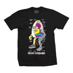 Heroin Anatomy Of An Egg Black T Shirt Black