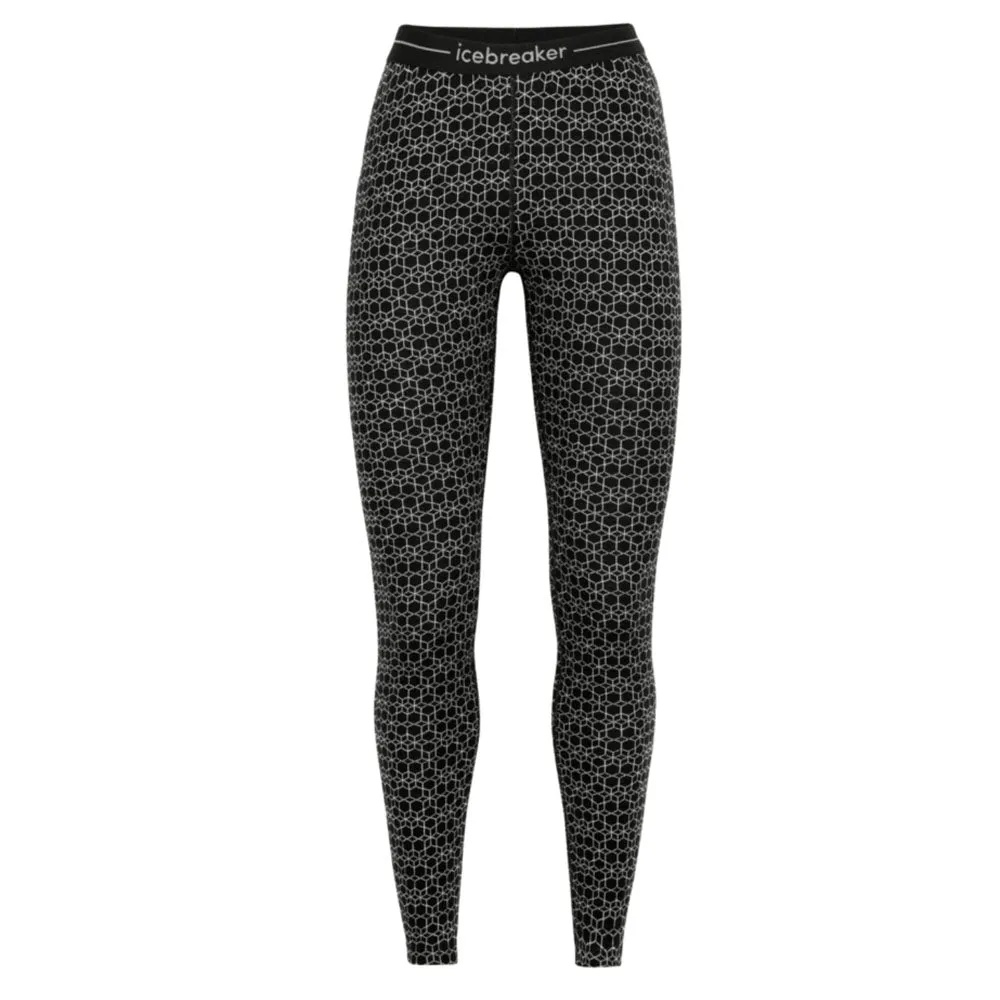 Icebreaker 250 Vertex Leggings Alpine Geo Womens