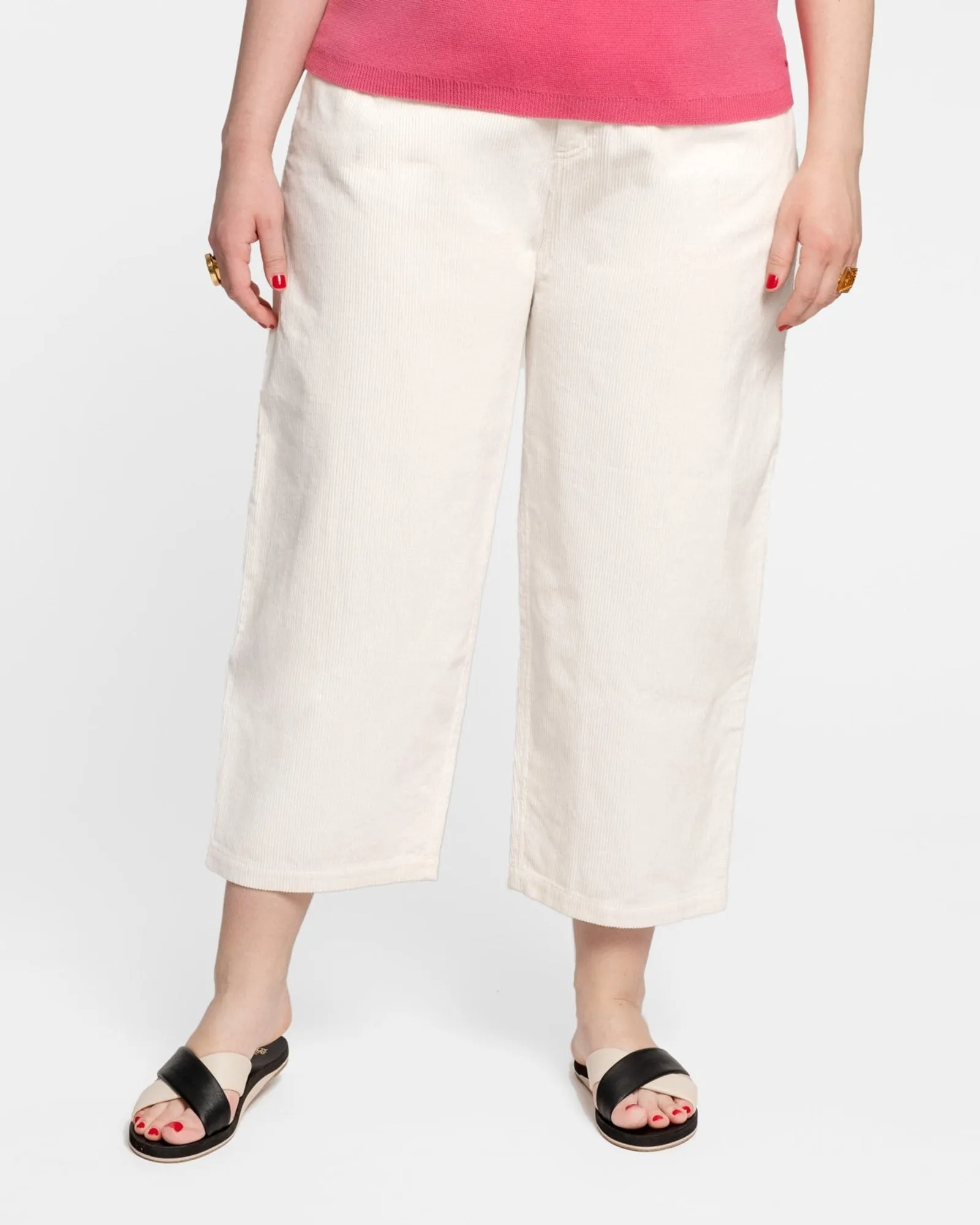 Jane Corduroy Pant White | White