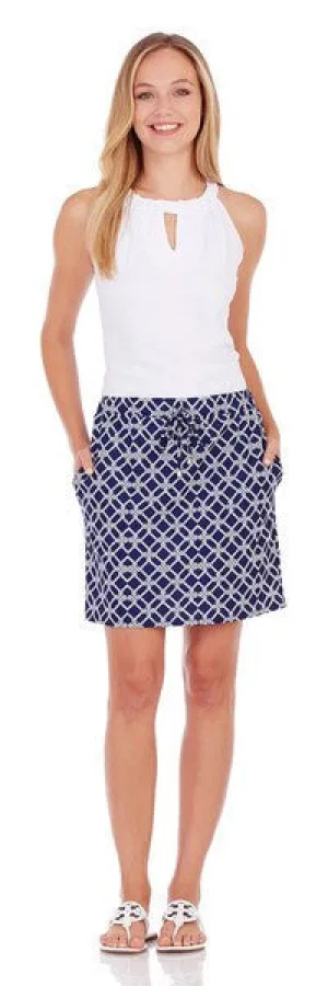 Jude Connally Chrissy Skirt in Nautical Rope Navy