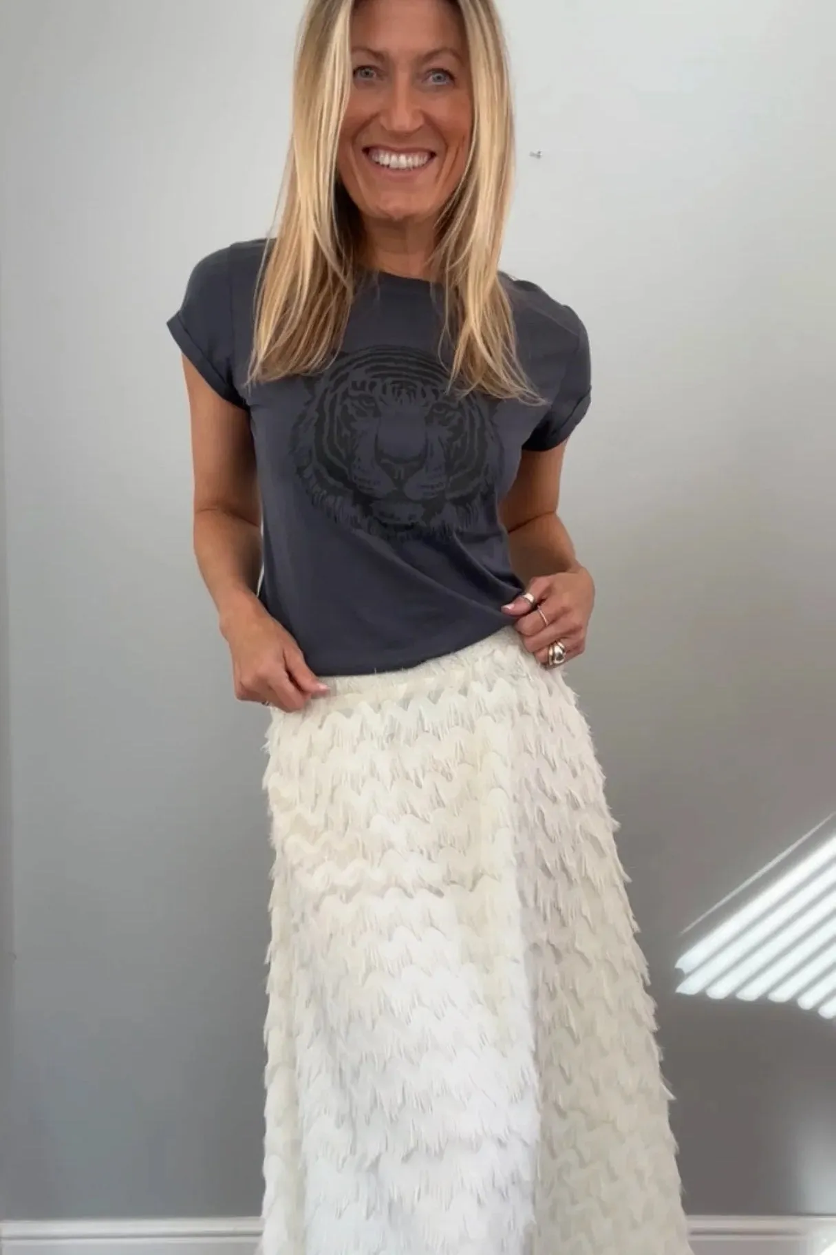 Kayla Eyelash Texture Skirt | Colours to choose!