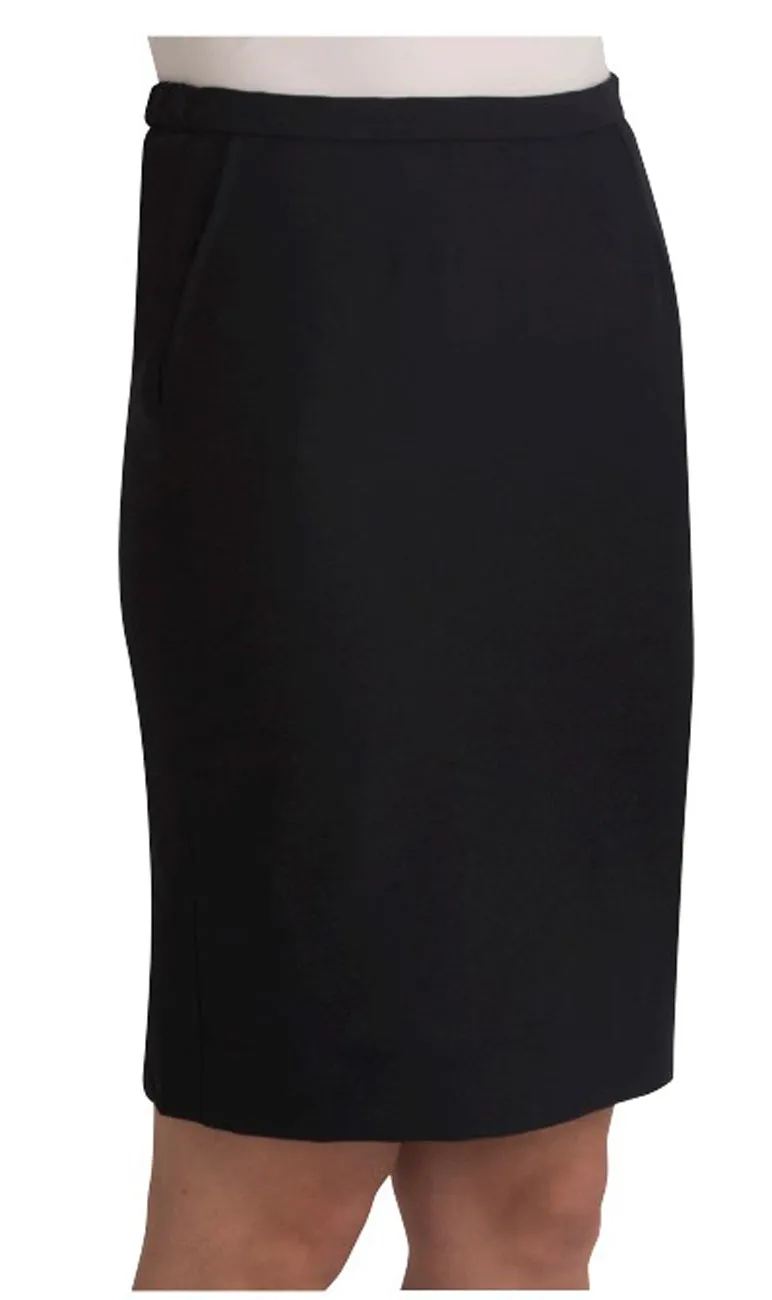 Ladies' Polyester Skirt (2 Pockets) - Dark Navy