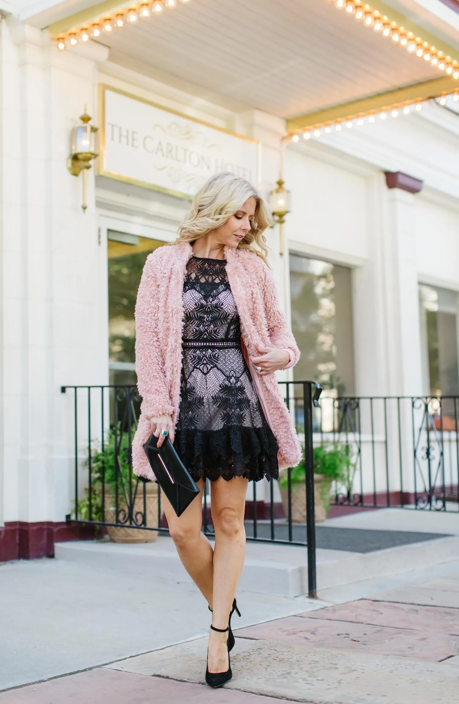 Layer Cake Lace Ruffle Dress