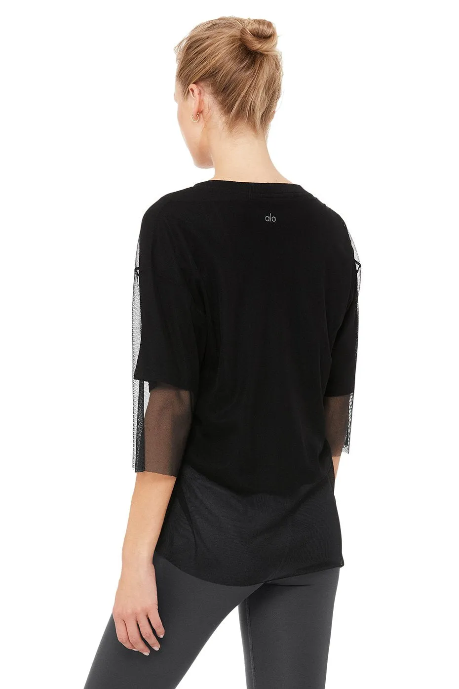 Layer-Up Short Sleeve Top - Black