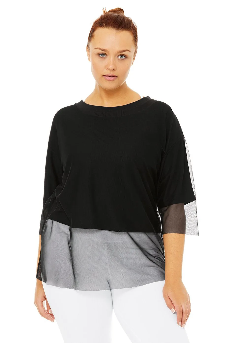 Layer-Up Short Sleeve Top - Black