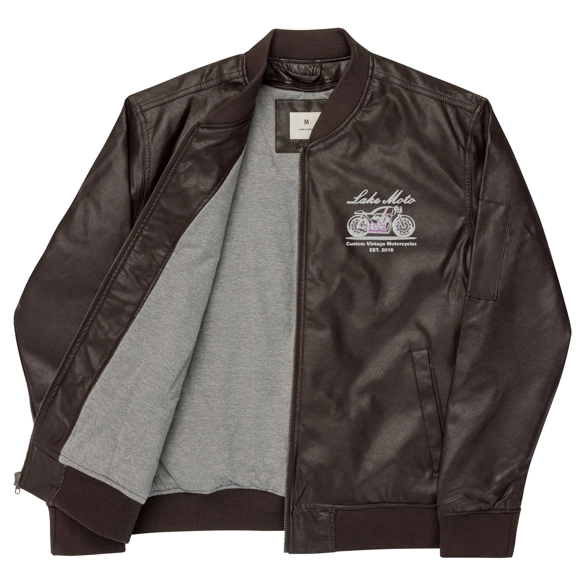 Leather Cafe Racer Jacket