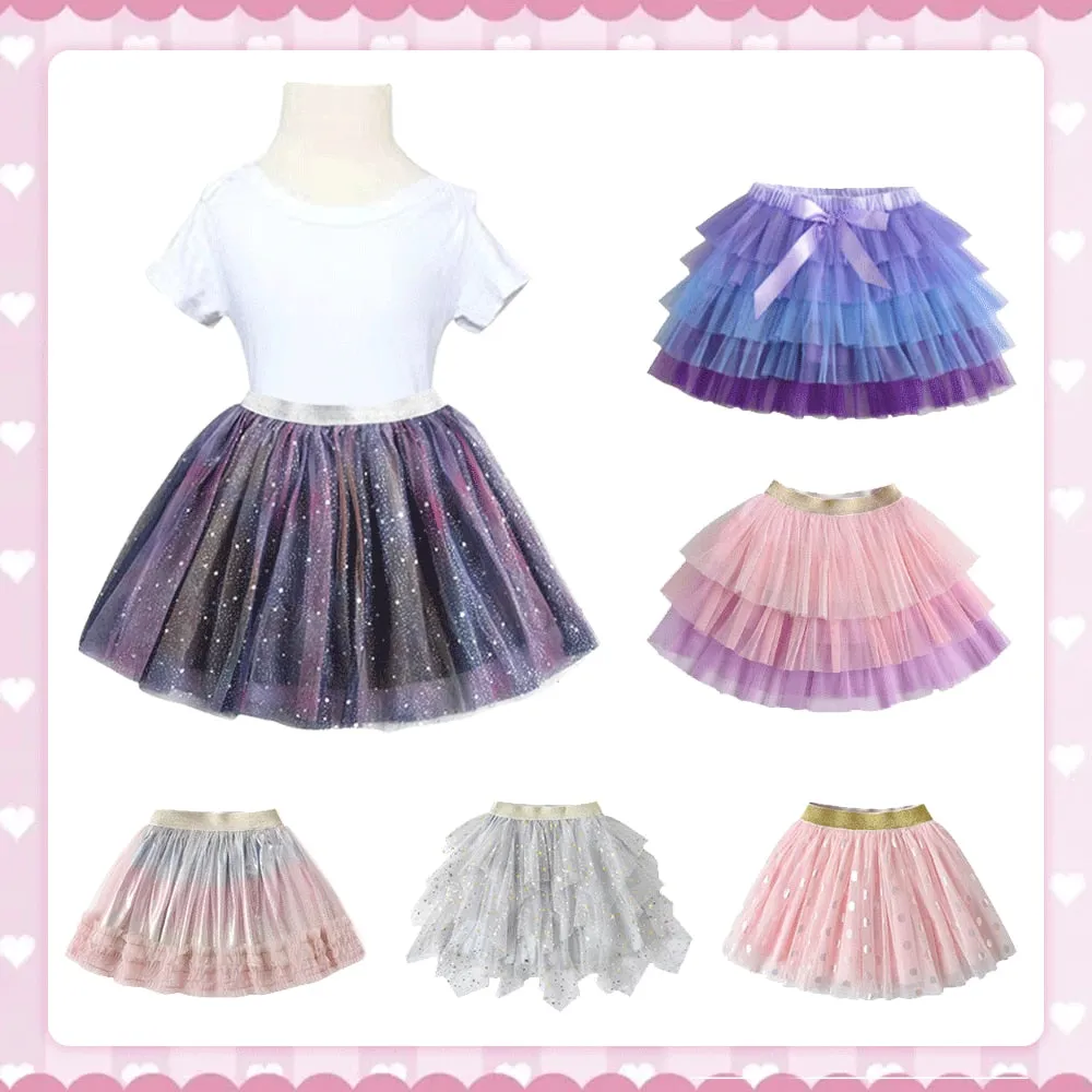 Lilac Fetahered Tulle Tutu Skirt 3T-8T