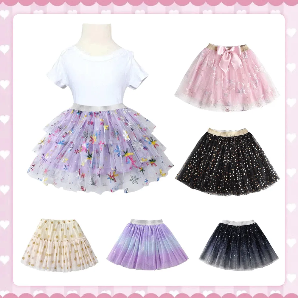 Lilac Fetahered Tulle Tutu Skirt 3T-8T