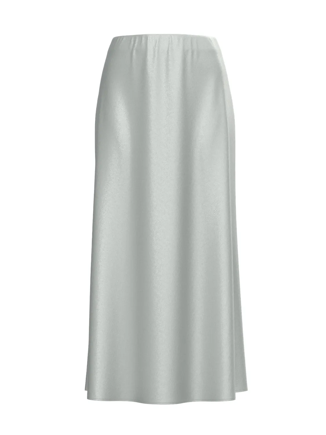 Liza High Waisted Skirt (Silver)