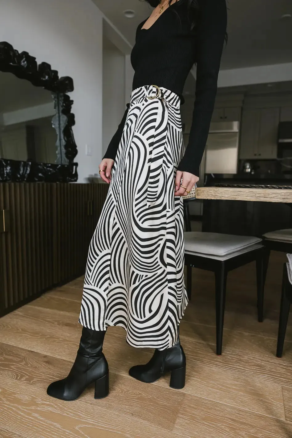 Lydia Abstract Skirt