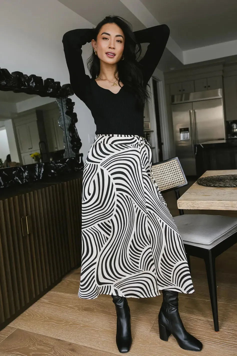 Lydia Abstract Skirt