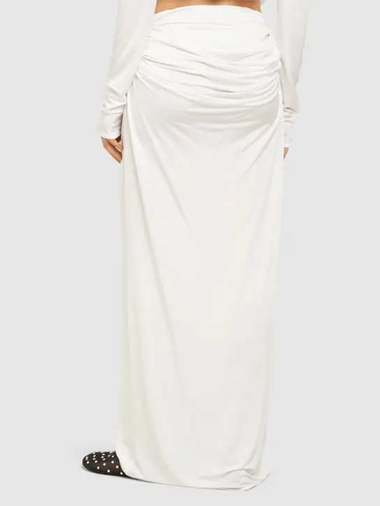 Magda Butrym   Draped stretch jersey skirt 